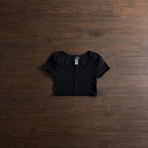 Wild Fable Black Crop Top